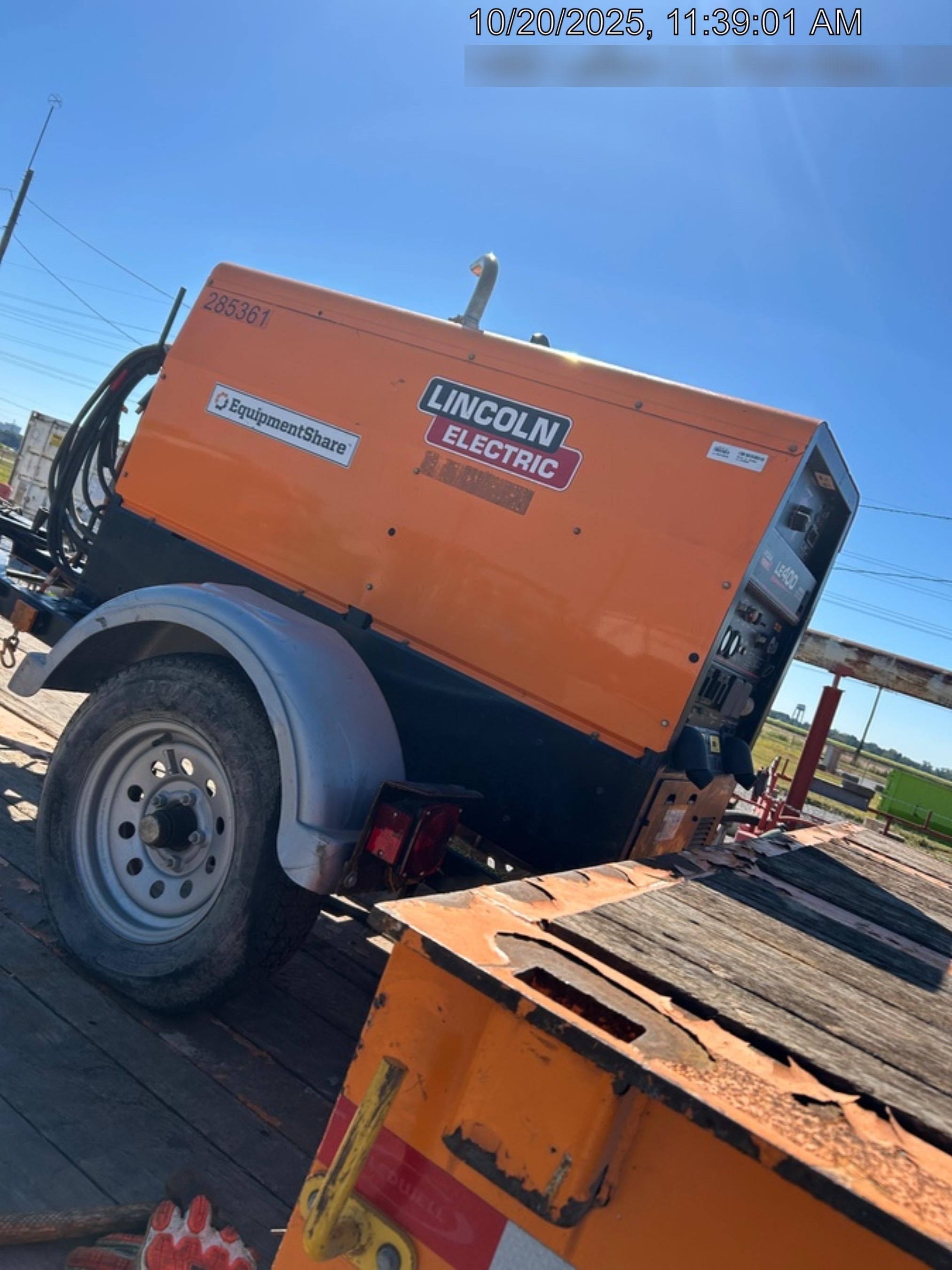 2022 Lincoln Electric LE400 Kubota V1505, Trlr, Cable Rack, Light Kit, ES Decals, T3