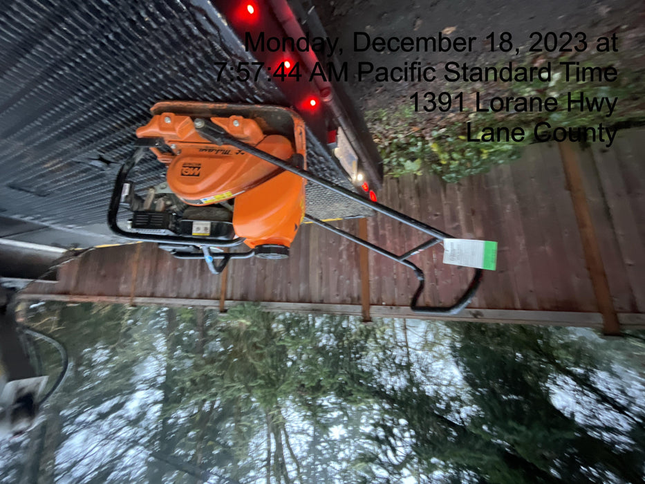 2020 Multiquip MVC88VTH Plate Honda GX160 no water tank 20 wide