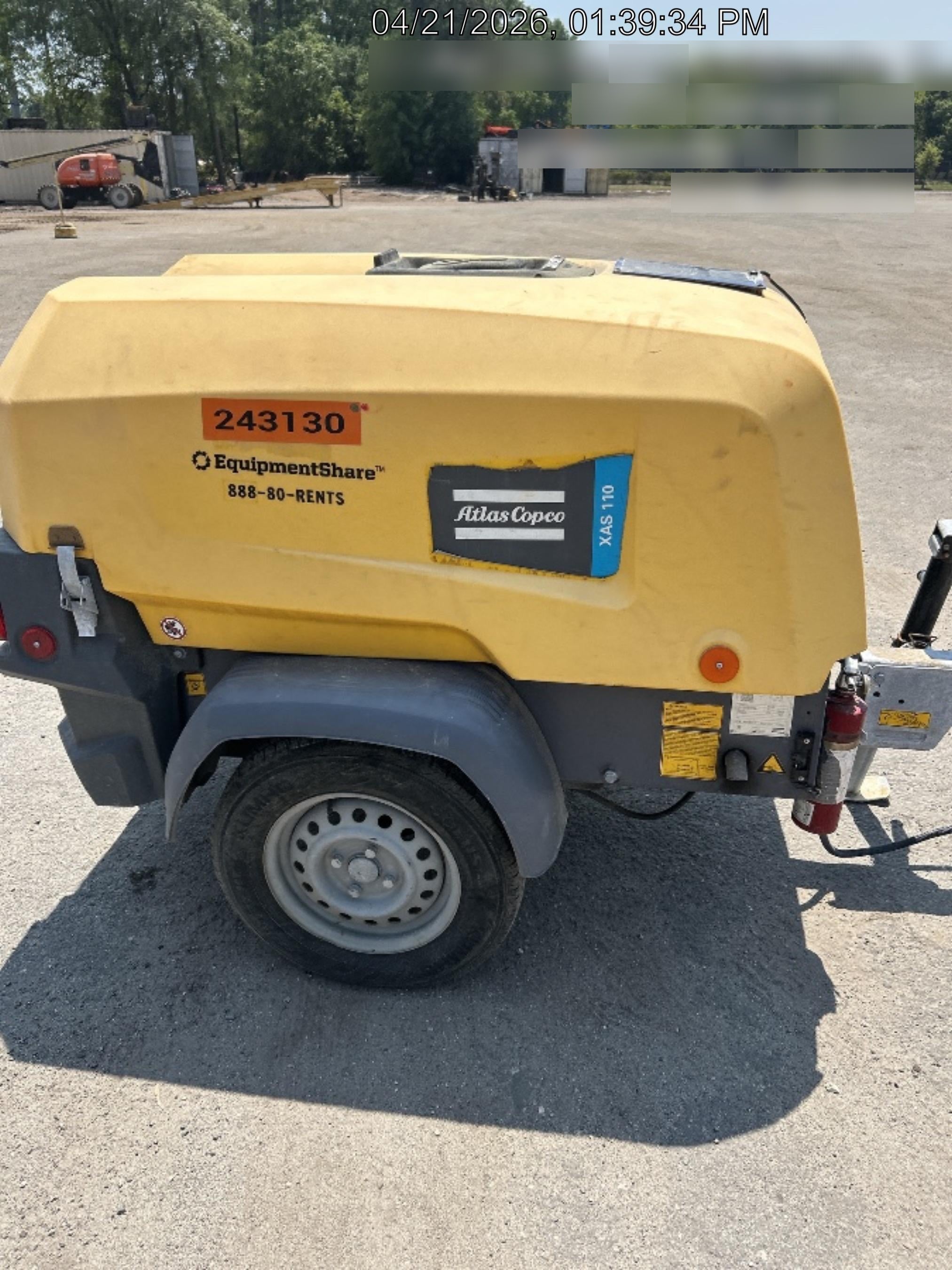 2022 ATLAS COPCO XAS 110