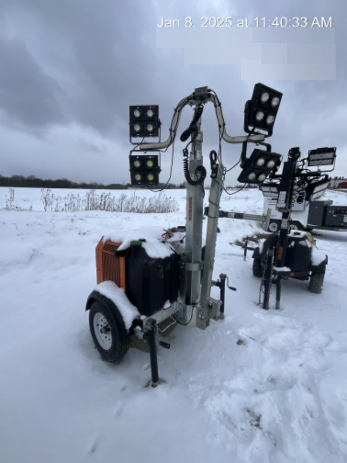 2024 Wanco WLTT-4MM4K Diesel, Deep Sea Controller, Shore Power Plug, Auto Start, (4) 350W LED Floodlights, 4kW Generator, 60 Gal Fuel Tank, 2" Ball, T3