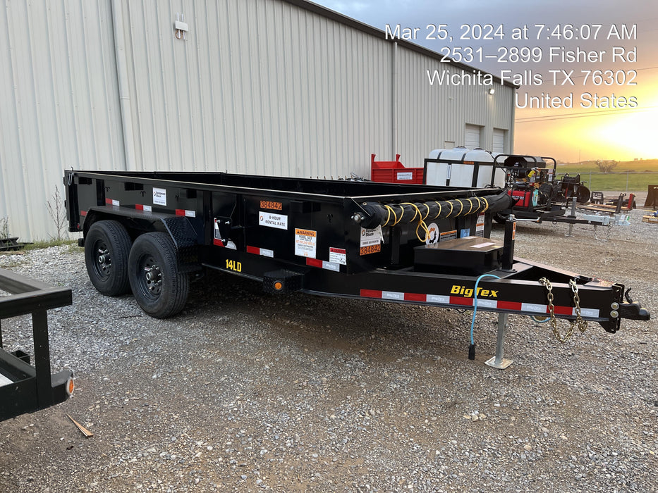 2024 BIG TEX TRAILER 14LD-14BK