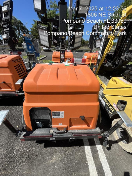 2025 Generac MLTS-4 Diesel, Mitsubishi L2E, 7.1 hp @1800 rpm, Flex Switch 120V Input, Powerzone Controller, (4) 320W LED Lights, 4kW Generator, 39.9 Gal Fuel Tank, 2" Ball, T3, ES Decals