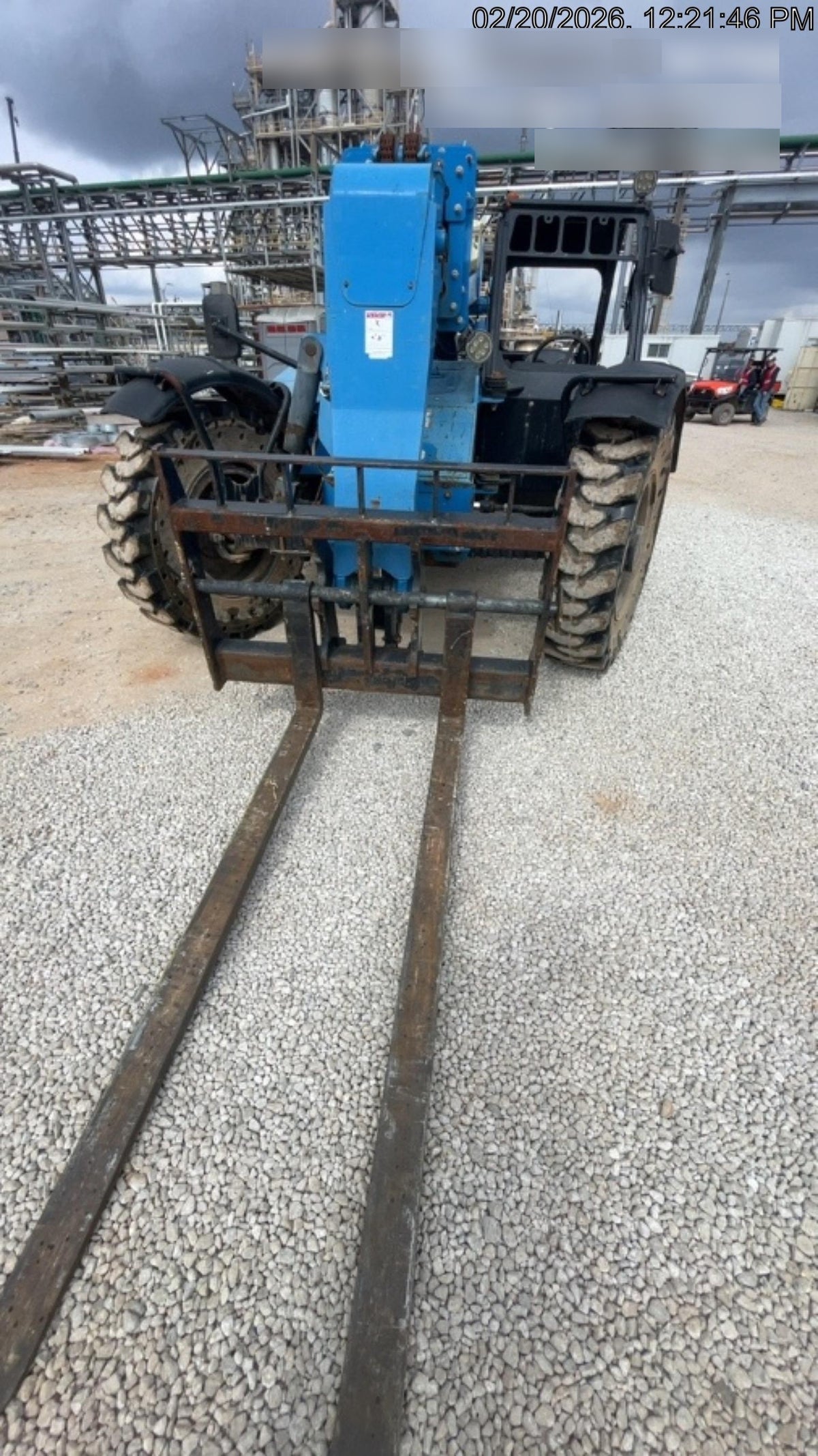 2018 Genie GTH-636 Genie GTH-636 w/Open ROPS, Solid Tires, Work Light/Beacon, 48" Carriage and Forks