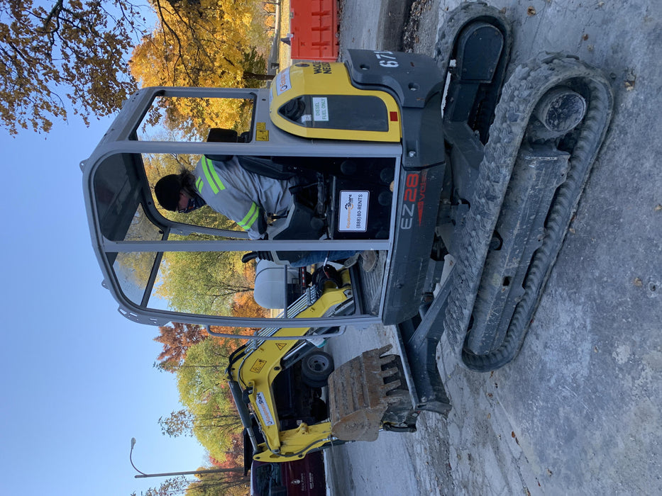 2017 Wacker Neuson EZ28 Wacker Neuson E0506-EZ28-MX - Track/LGD/CAN/VDS/12, 18, 24" Buckets