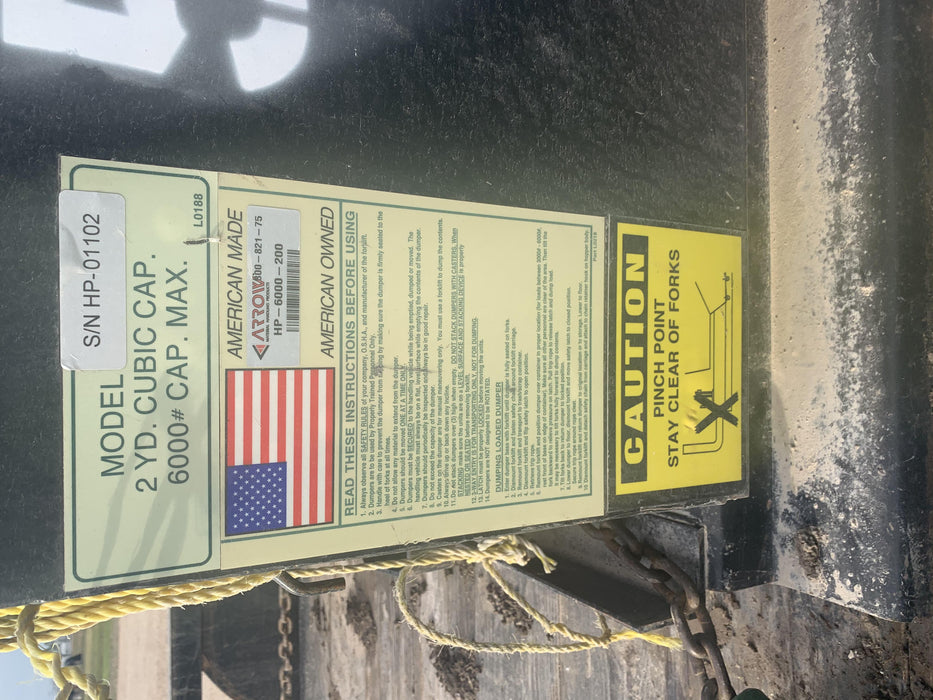 2019 ARROW MATERIAL HANDLING HP-6000-200