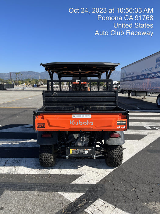 2022 Kubota RTV-X1140W-H Plastic Canopy, Windshield Acrylic Clear, LED Strobe Light, Wire Harness Kit, Back up Alarm