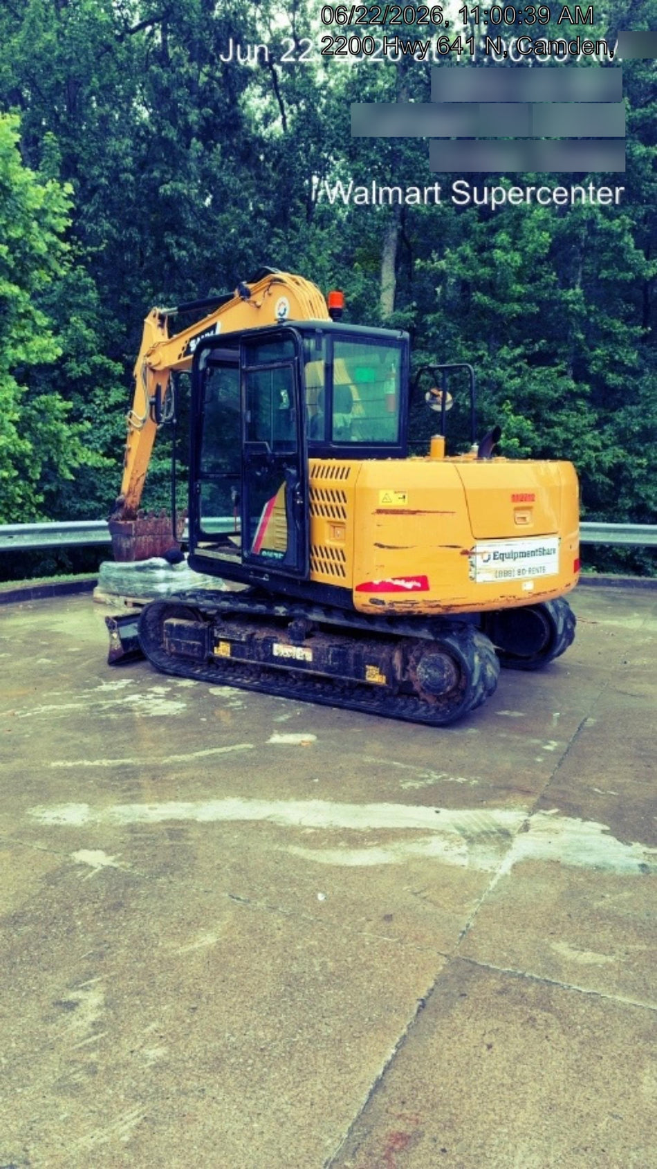 2020 Sany SY75C Rubber Hydraulic Excavator