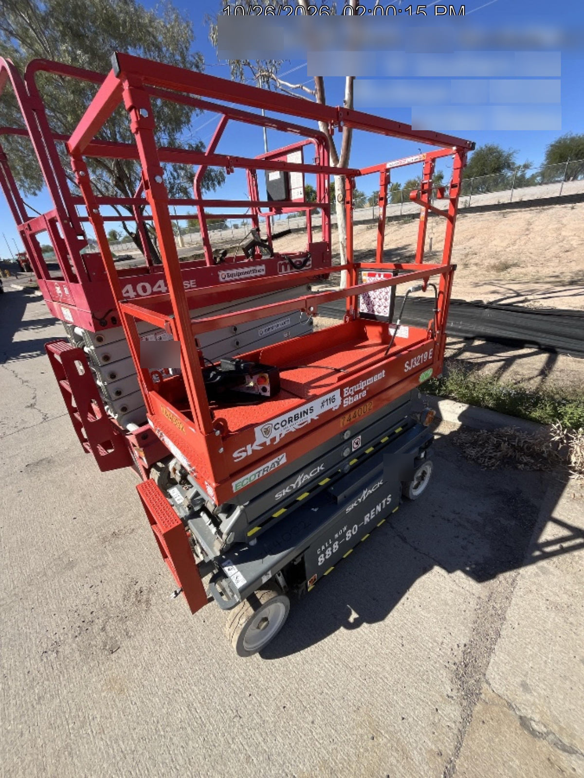 2026 SKYJACK SJ3219E