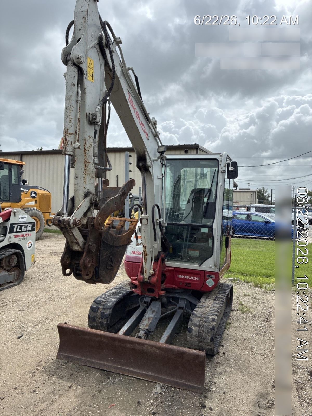 2020 Takeuchi TB-235-2CR Cab/Heat/Air, Rubber Tracks, Manual TAG QC