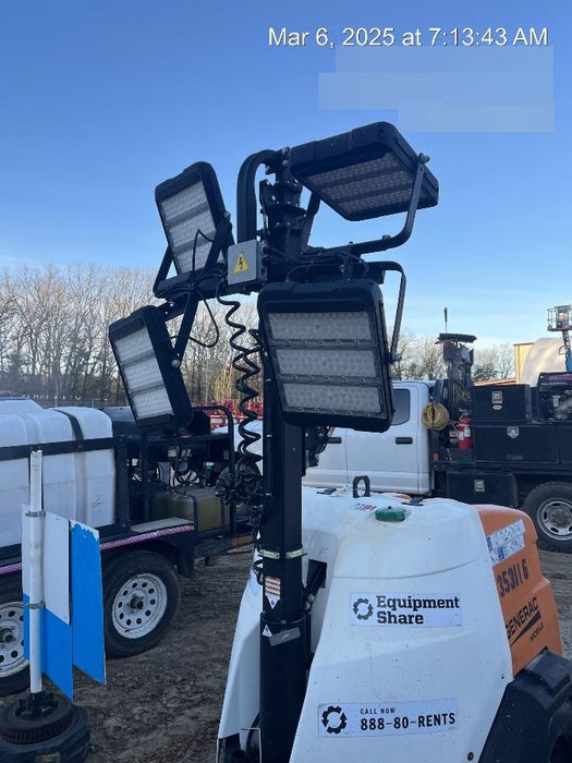 2023 Generac MLT2 Diesel, Flex Switch 120V Input, Powerzone Controller, (4) 320W LED Lights, 4kW Generator, 39.9 Gal Fuel Tank, 2" Ball, T3