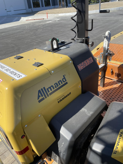 2022 Allmand NLV3GR (4) LED Light Fixture 350W, 23' Vertical Mast, 3kW Prime, Towable, ES Decals, T3