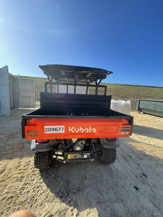 2022 Kubota RTV-X1140W-H Plastic Canopy, Windshield Acrylic Clear, LED Strobe Light, Wire Harness Kit, Back up Alarm