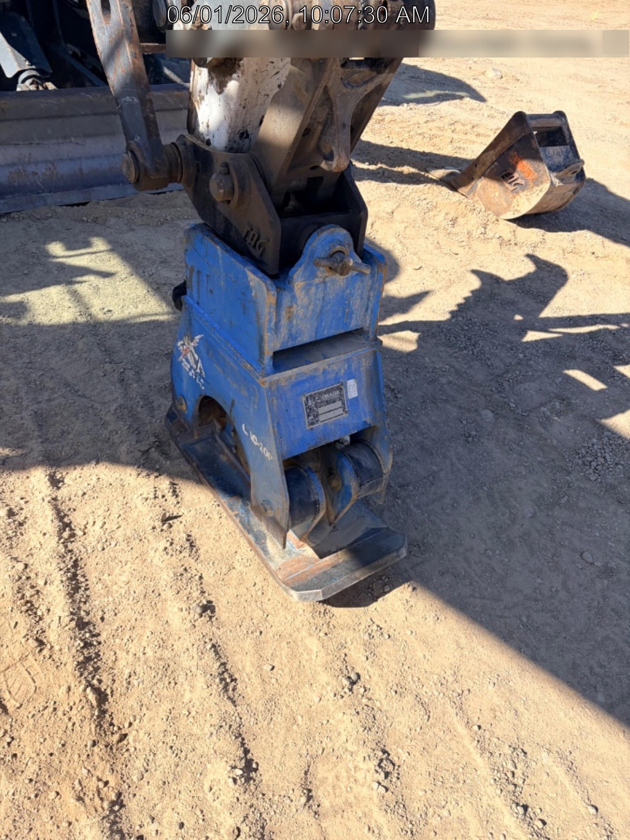 2022 OKADA 12" Plate Compactor - Mini Excavator
