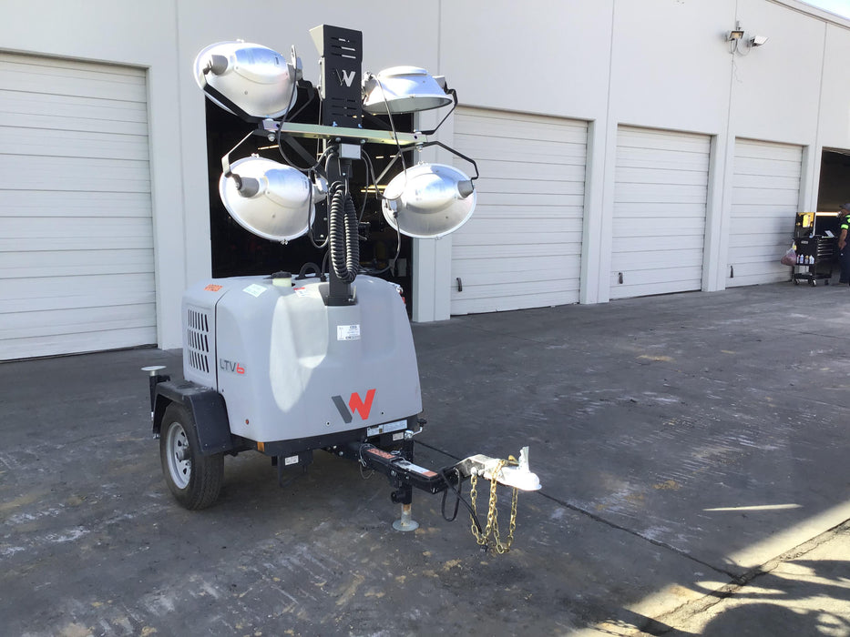 2019 Wacker Neuson LTV6L-MH Mobile Light Tower w/Fuel Level Sensor Installed