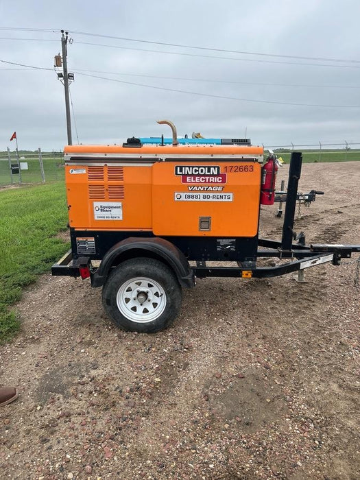 2021 Lincoln Electric Vantage 322 Vantage 322 Ready Pak 3 w/ Decals, ORANGE (includes trailer, cable rack, fender light kit) NO Telematics