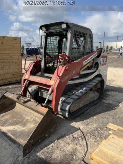 2019 Takeuchi TL8 Cab/Heat/AC, Back-up Alarm, Hydraulic QC 76" HD Bucket with smooth bolt-on edge