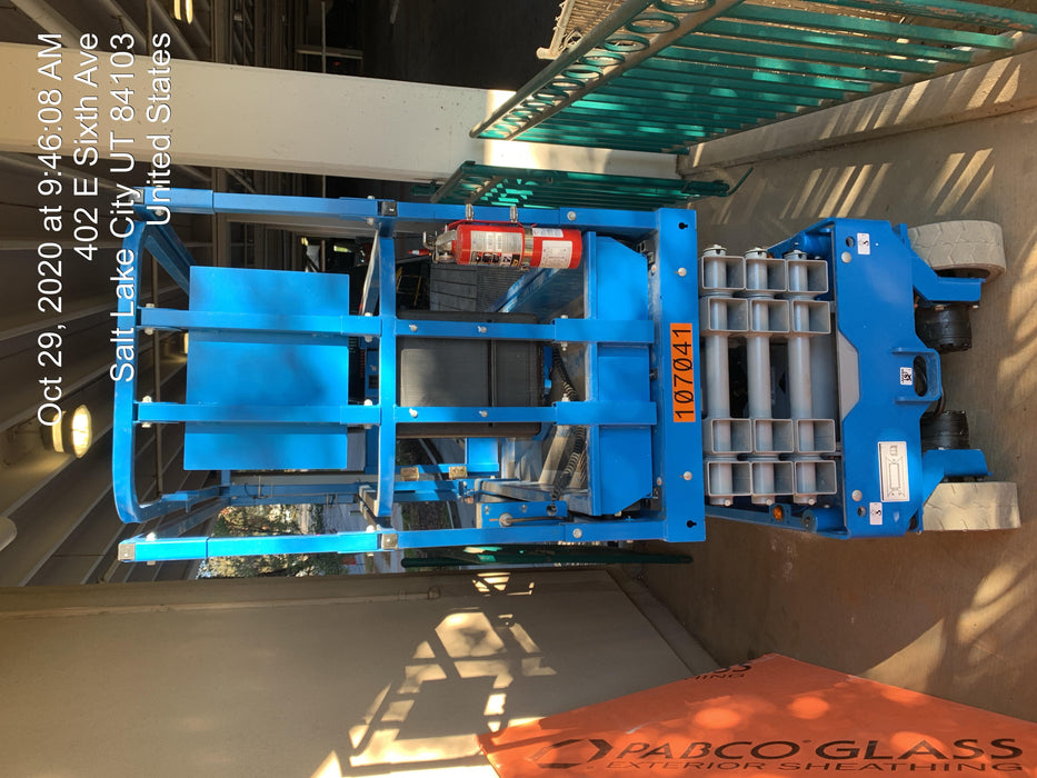 2020 Genie GS-1930 Solid Non Marking Tires, Beacon, Folding rails with half height swing gate, 800W Inverter