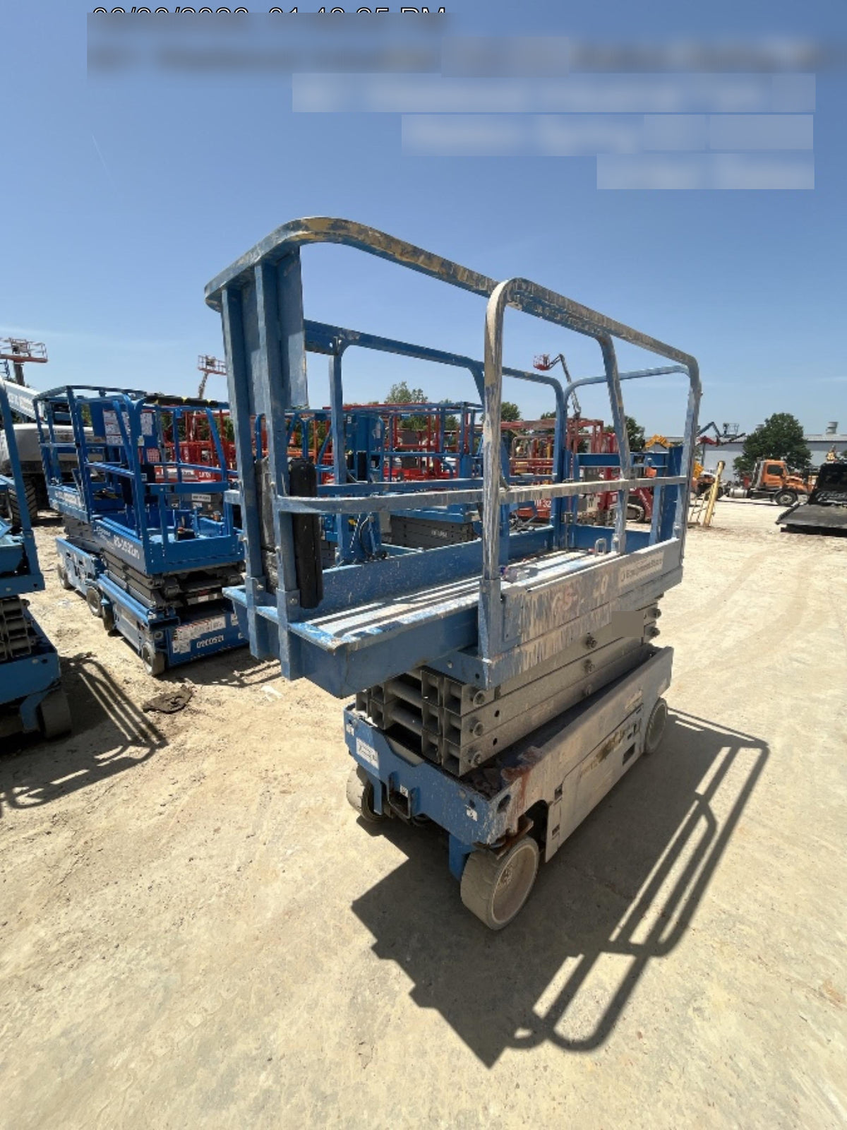2020 Genie GS-1930 Solid Non Marking Tires, Beacon, Folding rails with half height swing gate
