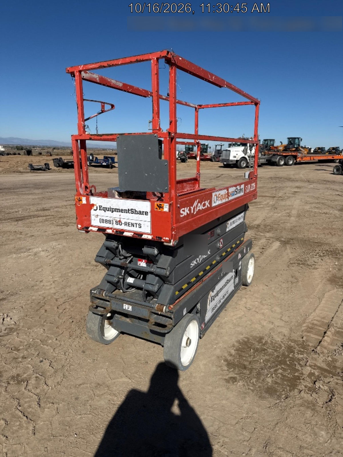 2019 Skyjack SJIII-3226 Standard Options
