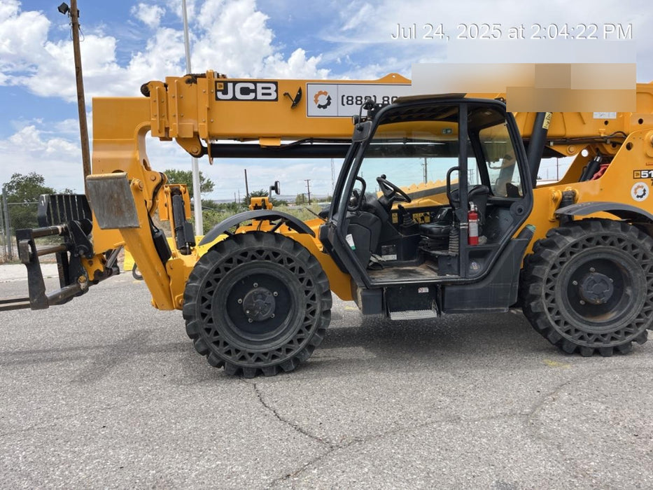 2020 JCB 512-56 Canopy, 74Hp, Solid Tires, Work Lights, Beacon, Aux Hydraulics, Back up Alarm, Lifting Eye, ES Decals