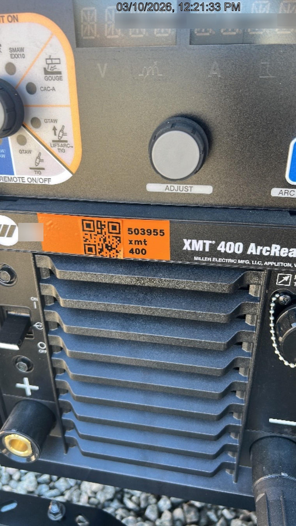 2025 MILLER ELECTRIC XMT 400