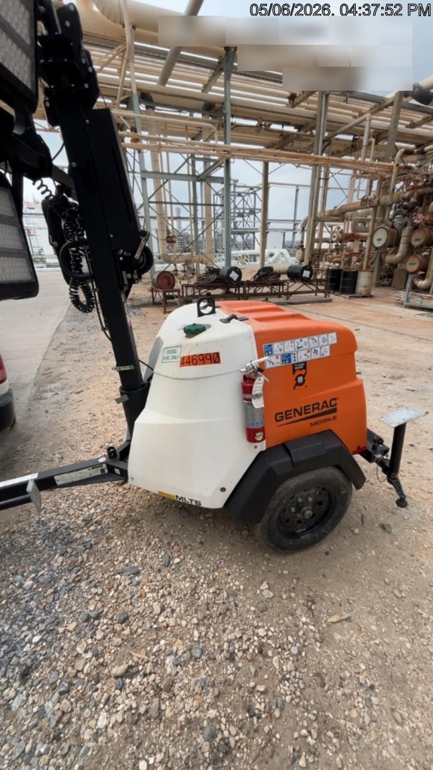 2023 Generac MLT2 Diesel, Flex Switch 120V Input, Powerzone Controller, 
(4) 320W LED Lights, 4kW Generator, 39.9 Gal Fuel Tank, 2" Ball, T3