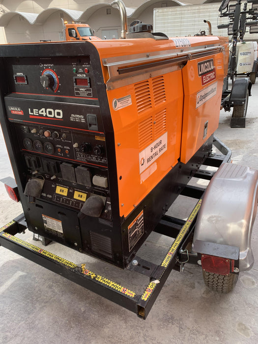 2022 Lincoln Electric LE400 Kubota V1505, Trlr, Cable Rack, Light Kit, ES Decals, T3