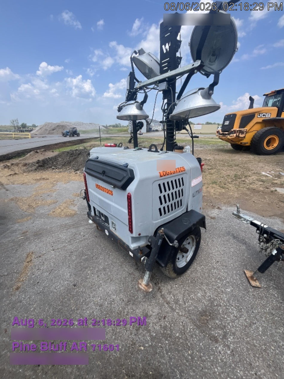 2019 Wacker Neuson LTV6L-MH Wacker Neuson LTV6L Mobile Light Tower w/Fuel Level Sensor Installed