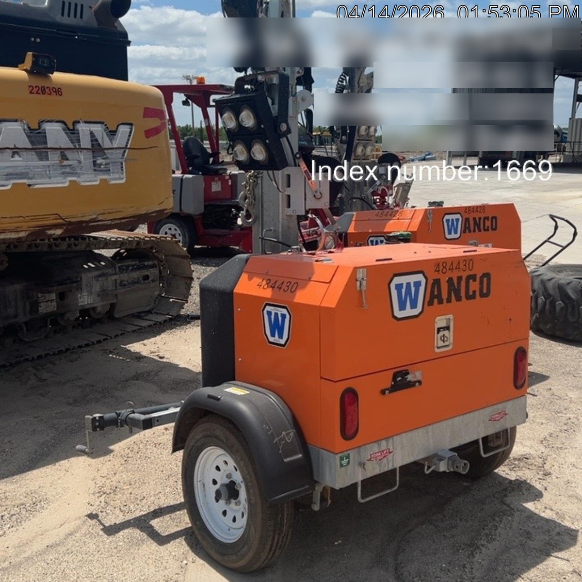 2024 Wanco WLTT-4MM4K Diesel, Mitsubishi L2E, 9.0HP @1800 rpm, Deep Sea Controller, Shore Power Plug, Auto Start, (4) 350W LED Floodlights, 4kW Generator, 60 Gal Fuel Tank, 2" Ball, T3