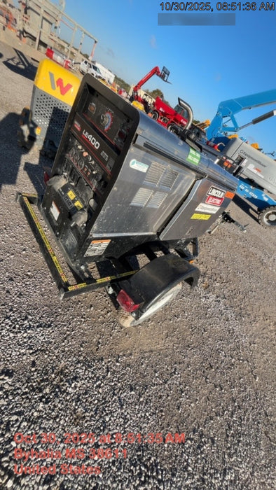 2024 Lincoln Electric LE400 Kubota V1505, Trlr, Cable Rack, Light Kit, ES Decals, T3