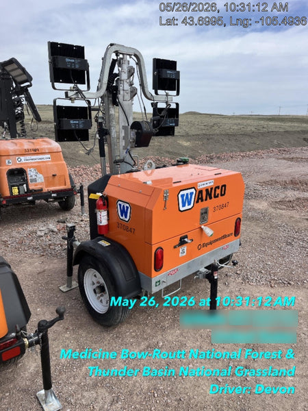 2023 Wanco WLTT-4MM4K Diesel, Deep Sea Controller, Shore Power Plug, Auto Start, (4) 350W LED Floodlights, 4kW Generator, 60 Gal Fuel Tank, 2" Ball, T3