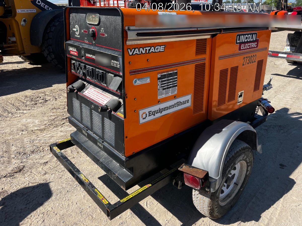 2022 Lincoln Electric Vantage 549X Crosslink Technology, Trailer Mounted, ES Decals, T3