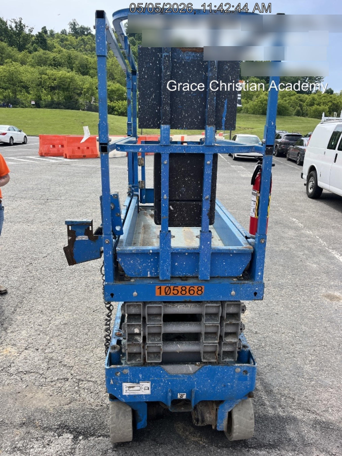 2020 Genie GS-1930 Solid Non Marking Tires, Beacon, Folding rails with half height swing gate