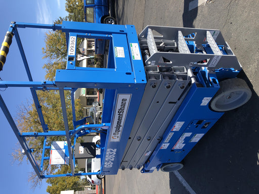 2020 Genie GS-2632 Solid NM Tires, Folding Rails with Half-Height Swing Gate, Beacon, 800W Invertor