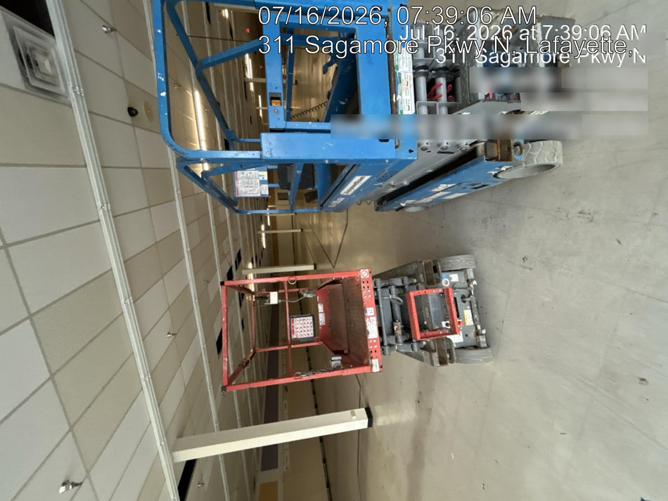 2020 Genie GS-1930 Solid Non Marking Tires, Beacon, Folding rails with half height swing gate