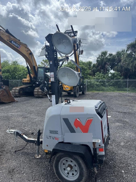 2019 Wacker Neuson LTV6L-MH Wacker Neuson LTV6L Mobile Light Tower w/Fuel Level Sensor Installed
