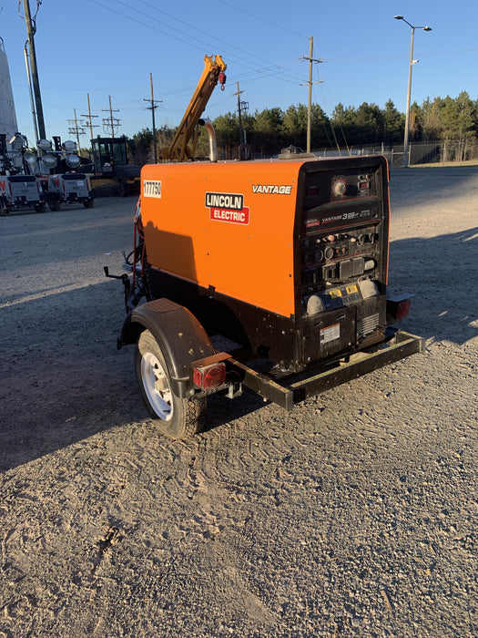 2021 Lincoln Electric Vantage 322 Vantage 322 Ready Pak 3 w/ Decals, ORANGE (includes trailer, cable rack, fender light kit) NO Telematics