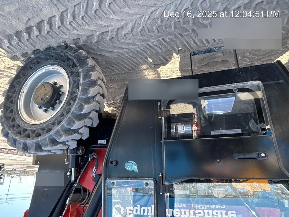 2019 Manitou MTA12042 120hp T4F, Cab/Heat/Air, Cab and Boom LED work lights, Auxiliary Hydraulics, Solid Tires, Amber strobe, Lift Hook 66" Carriage, 60" Forks