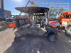 2022 Kubota RTV-X1140W-H Plastic Canopy, Windshield Acrylic Clear, LED Strobe Light, Wire Harness Kit, Back up Alarm