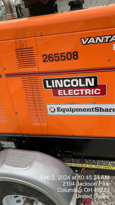 2022 Lincoln Electric Vantage 549X Crosslink Technology, Trailer Mounted, ES Decals, T3