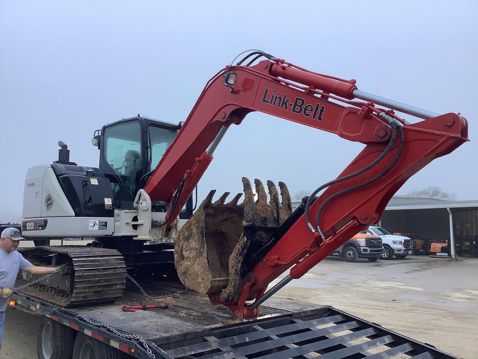 2020 Link-Belt 80X3EX 80 X3 SPIN ACE FINAL TIER 4 HYDRAULIC CRAWLER EXCAVATOR BASE MACHINE F.O.B. PORT OF ENTRY