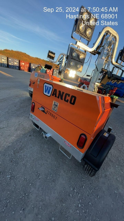 2024 Wanco WLTT-4MM4K Diesel, Deep Sea Controller, Shore Power Plug, Auto Start, (4) 350W LED Floodlights, 4kW Generator, 60 Gal Fuel Tank, 2" Ball, T3