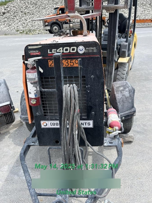 2022 Lincoln Electric LE400 Kubota V1505, Trlr, Cable Rack, Light Kit, ES Decals, T3