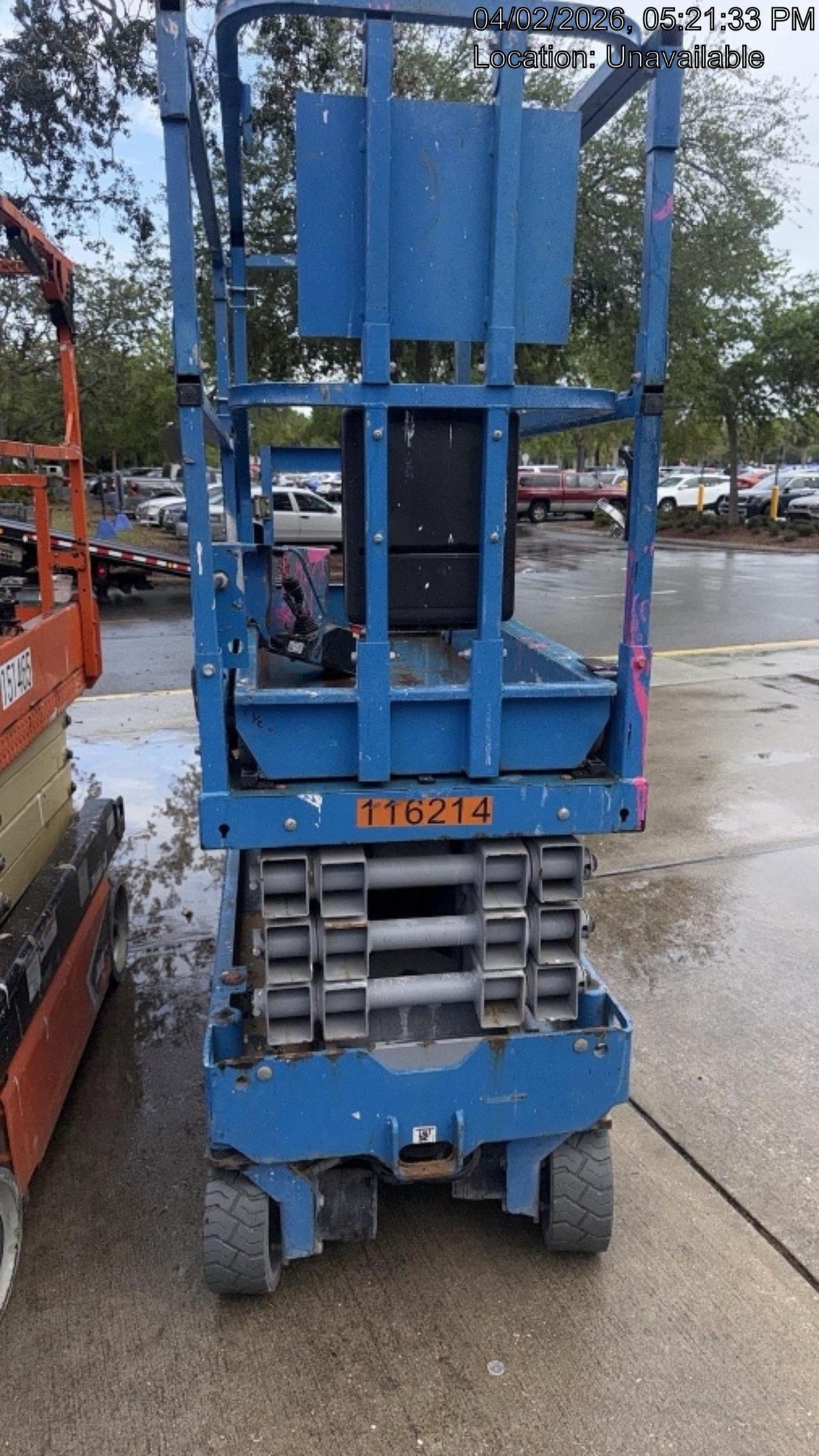 2020 Genie GS-1930 Solid Non Marking Tires, Beacon, Folding rails with half height swing gate