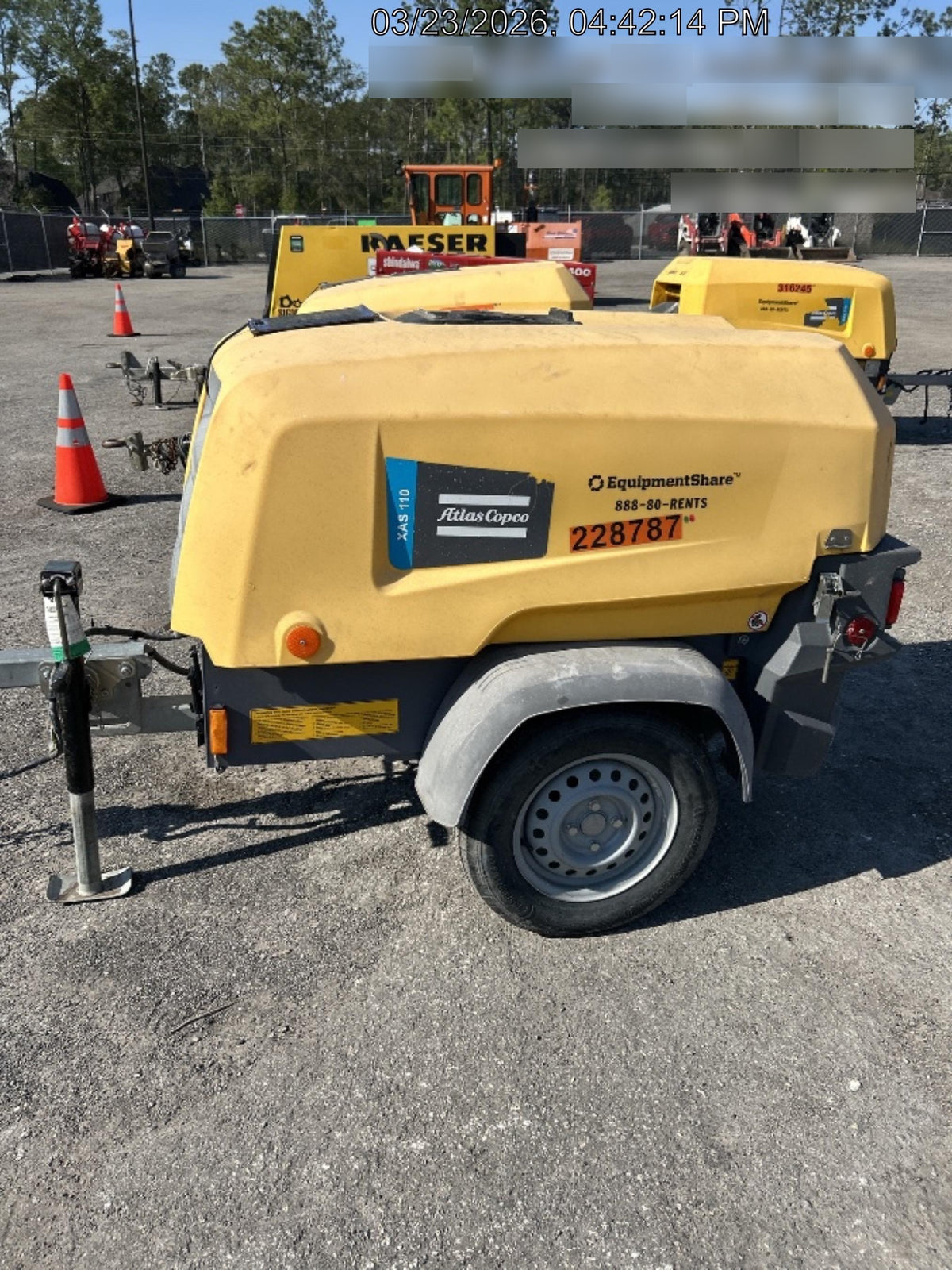 2022 ATLAS COPCO XAS 110