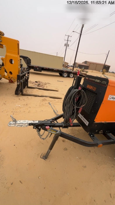 2021 Lincoln Electric Vantage 322 Vantage 322 Ready Pak 3 w/ Telematics & Decals, ORANGE (includes trailer, cable rack, fender light kit)