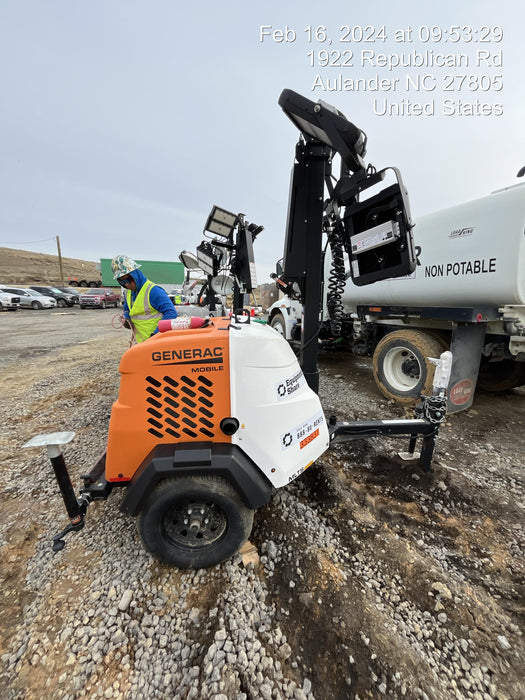 2023 Generac MLT2 Diesel, Flex Switch 120V Input, Powerzone Controller, (4) 320W LED Lights, 4kW Generator, 39.9 Gal Fuel Tank, 2" Ball, T3