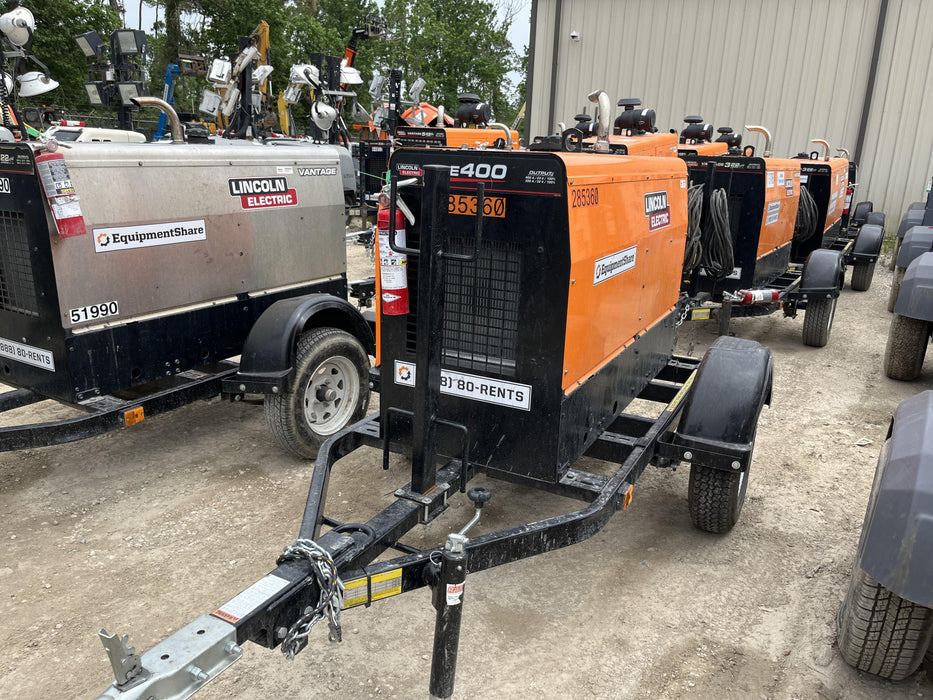 2022 Lincoln Electric LE400 Kubota V1505, Trlr, Cable Rack, Light Kit, ES Decals, T3