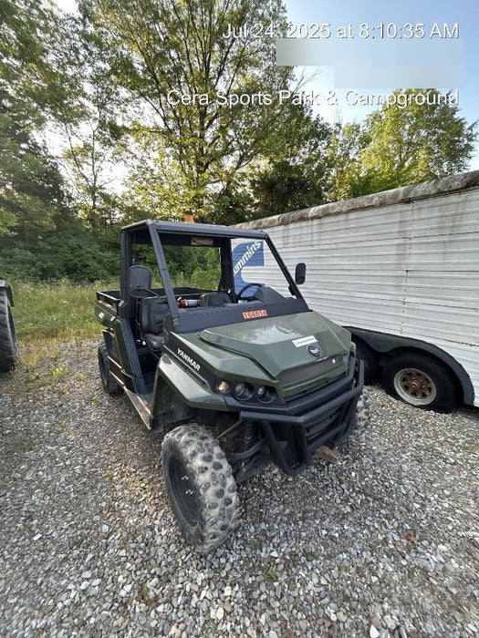 2021 Yanmar YU1000 Canopy, Steel Wheel, Poly WindShield, Beacon, Backup Alarm