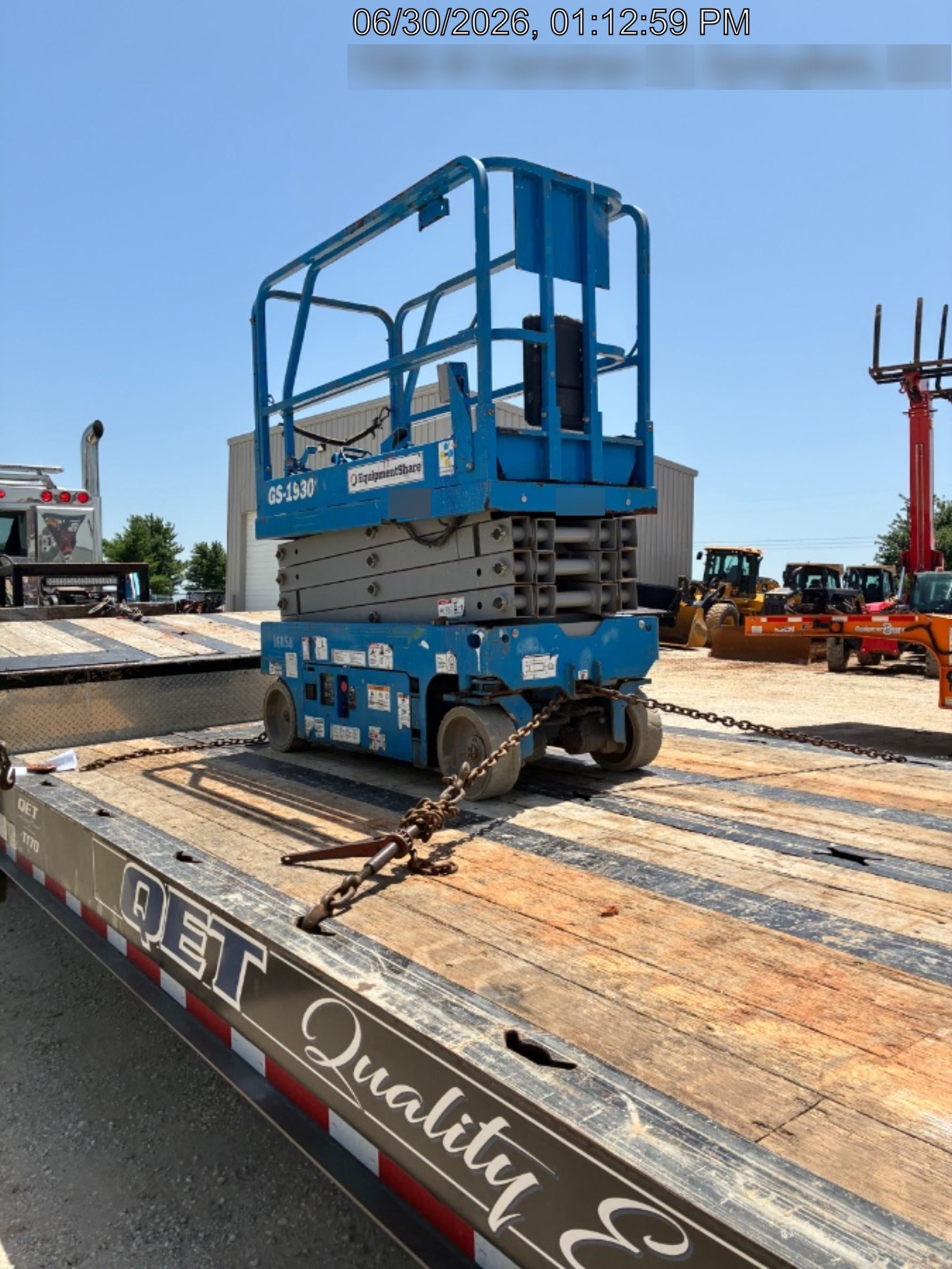 2018 Genie GS-1930 Genie GS-1930 Scissor Lift w/Standard Options